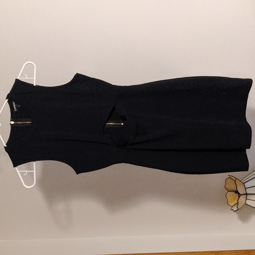 Express minidress with front cut out